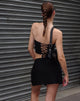 immagine di MOTEL X JACQUIE Top a fascia Panilka in nero
