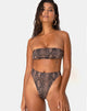 Immagine di Izarla Bikini Top in Snake Taupe