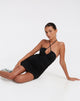immagine di Nibe Bodycon Dress in Lycra Nero
