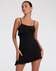 immagine di Nikala Mini Dress in Nero Slinky