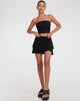 immagine di Penka Mini Skirt in Nero Slinky