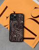 Immagine della custodia per Iphone in Ripple Brown anni '70