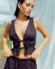 immagine di Kayson Crop Top in Popeline Nero