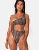 Immagine di Velo Swimsuit in Snake Taupe