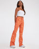 immagine di Zoven Flare Trouser in Retro Heart Orange