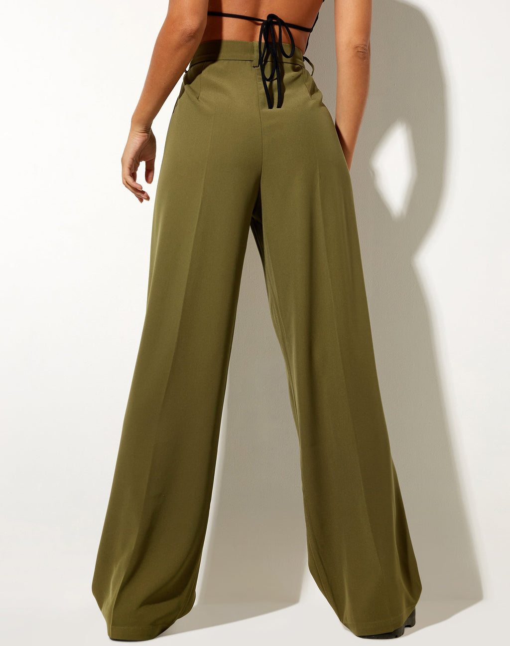 Pantaloni Abba in kaki sartoriale