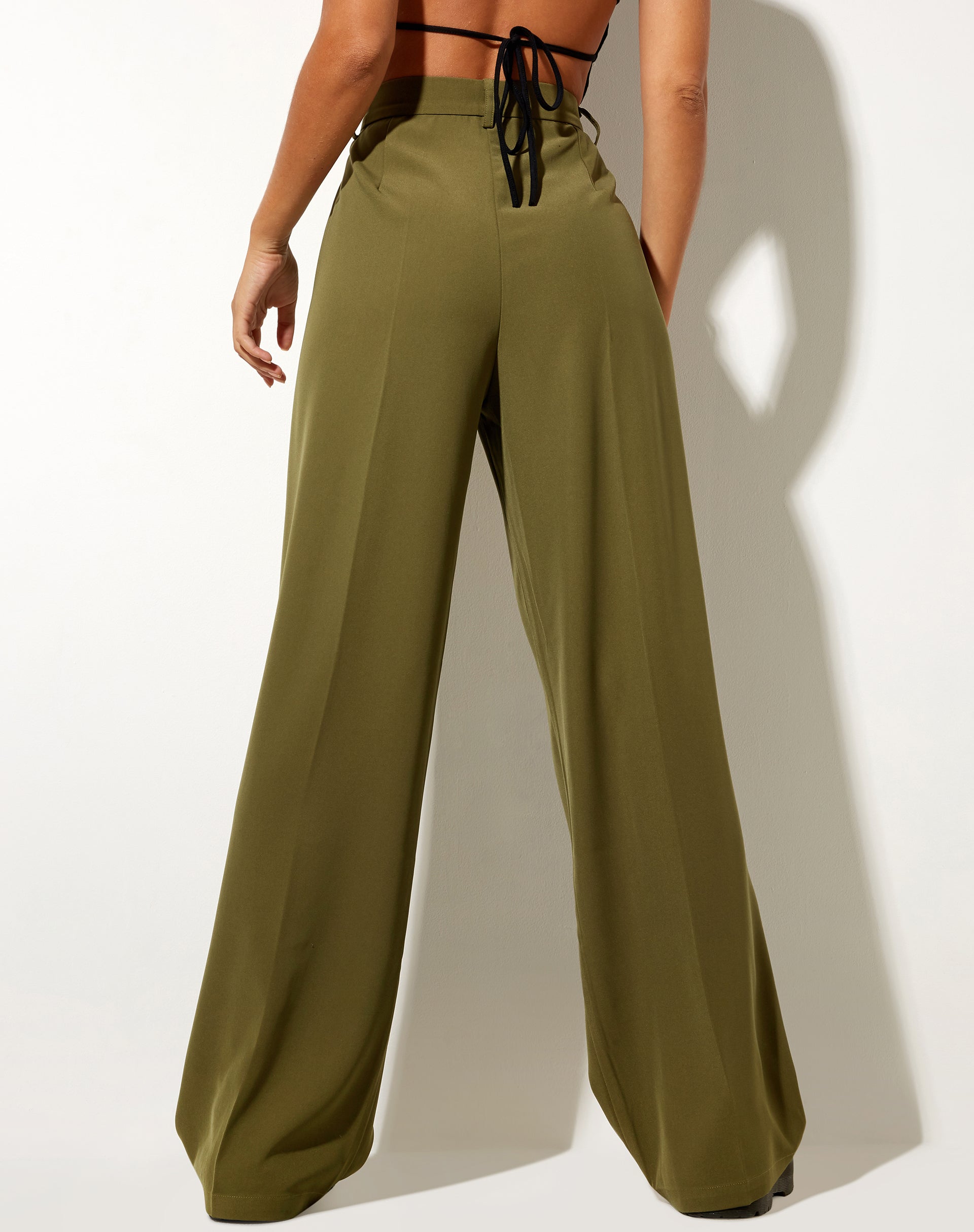 Immagine di Abba Pantaloni in Khaki Sartoriale