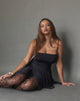 Immagine di Aguma Fairy Mini Dress in Nero Slinky
