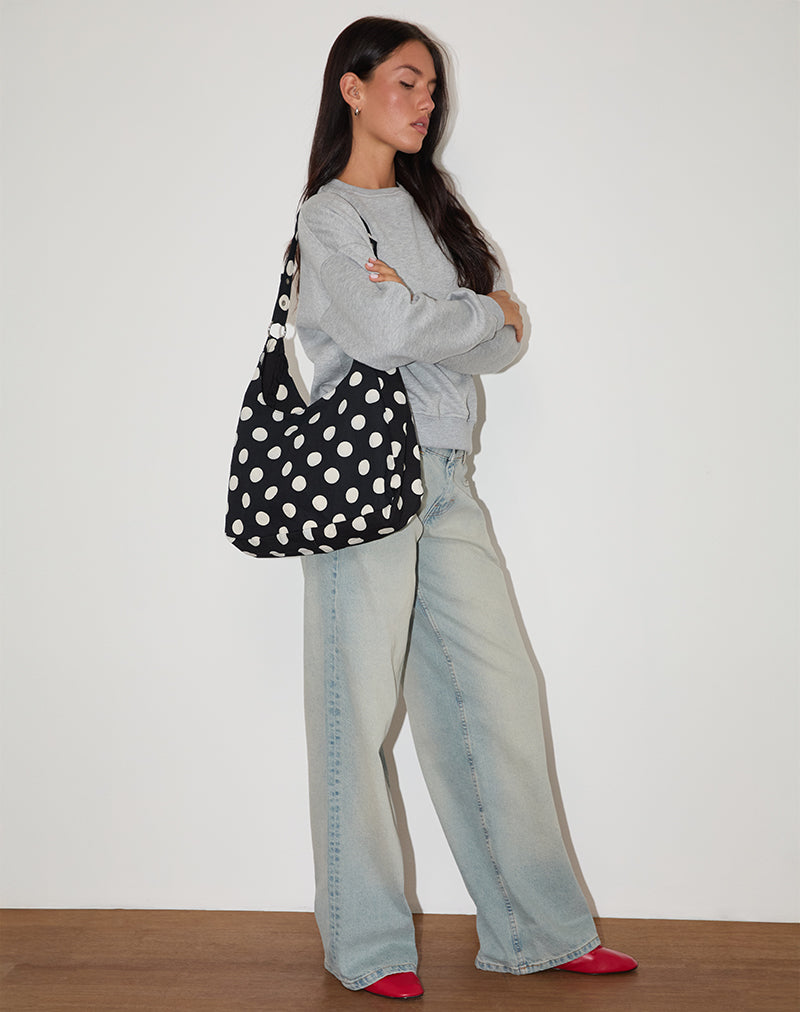Immagine di Aimi Bag in Large Polka Nero
