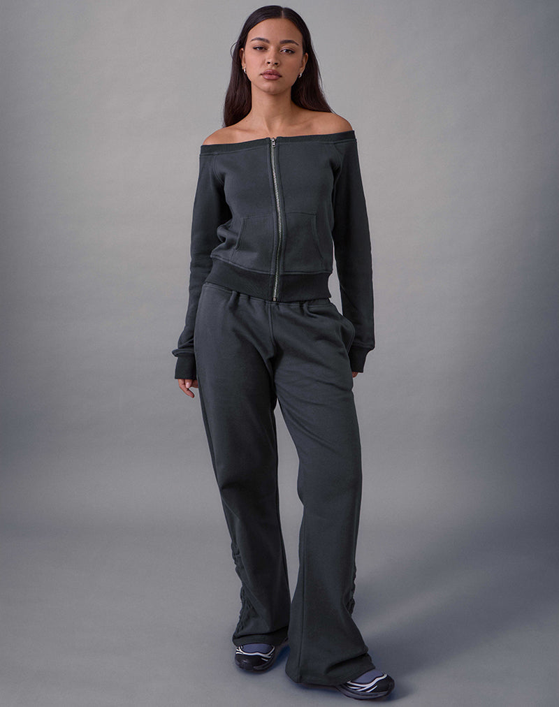 Maglione Airazo Bardot in grigio beluga