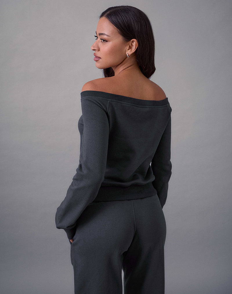 Immagine del maglione Airazo Bardot in grigio Beluga