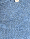  Pizzo blu chiaro di luna con rosa