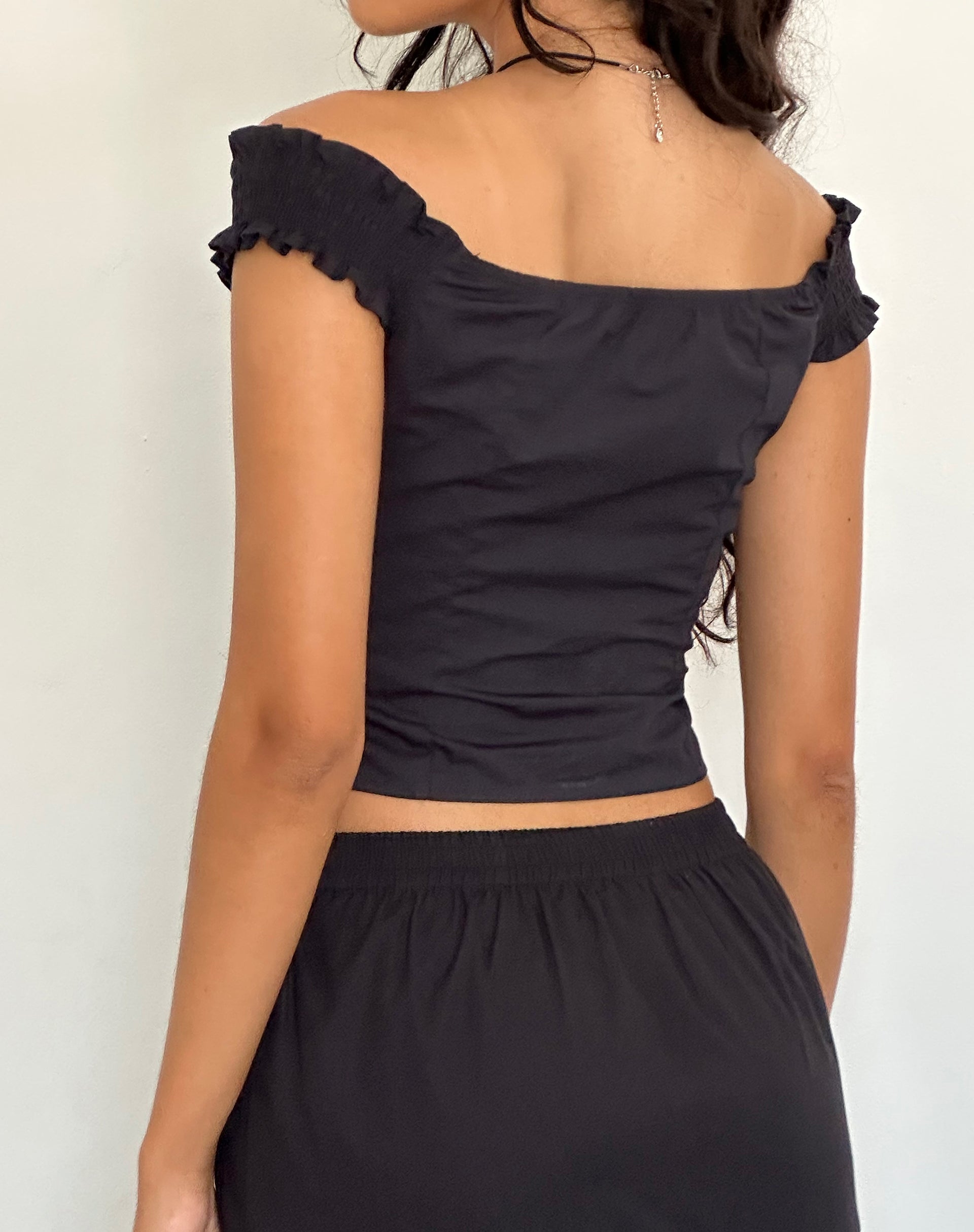 Immagine di Alderidge Bardot Corsetto Top nero