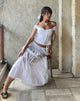 Immagine di Alderidge Bardot Corsetto Top in bianco