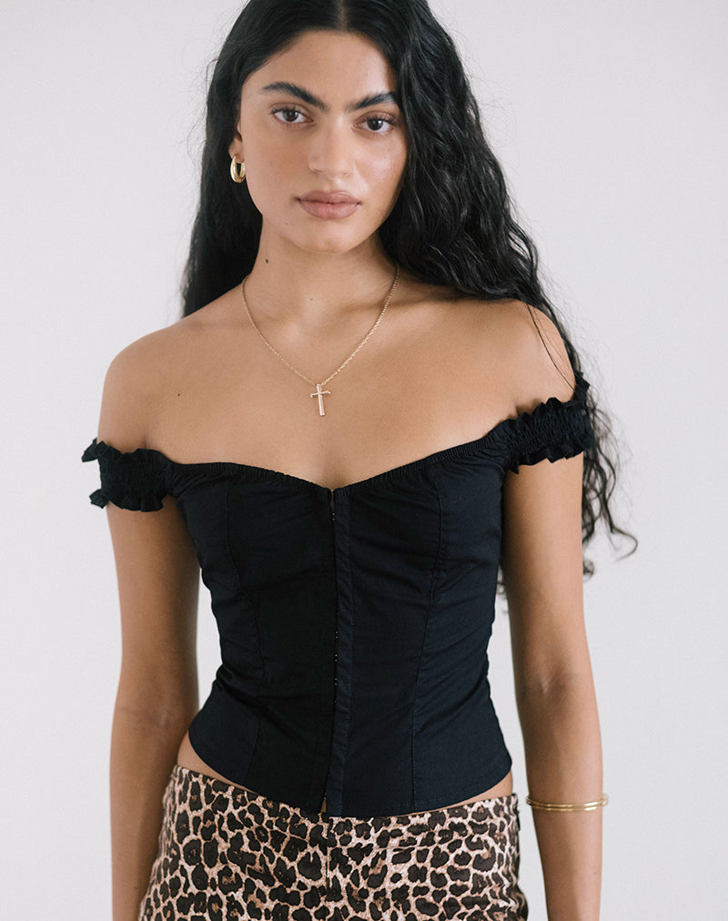 immagine di Aldre Bardot Top nero