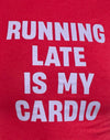 Rosso Adrenalina con slogan Running Late