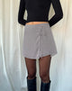 Immagine di Keira Mini Wrap Skirt in chiffon Lilla Grigio