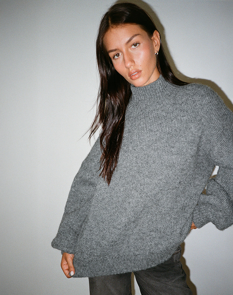 Amato - Maglia oversize in grigio