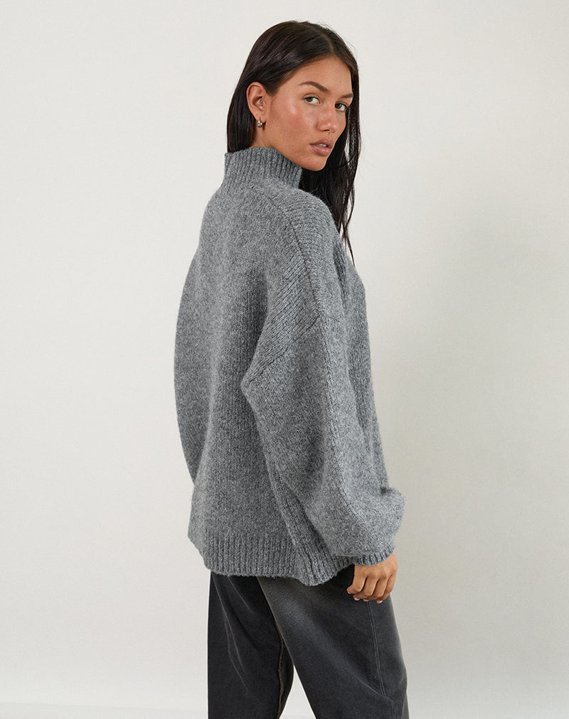 Immagine di Amato, maglione oversize grigio