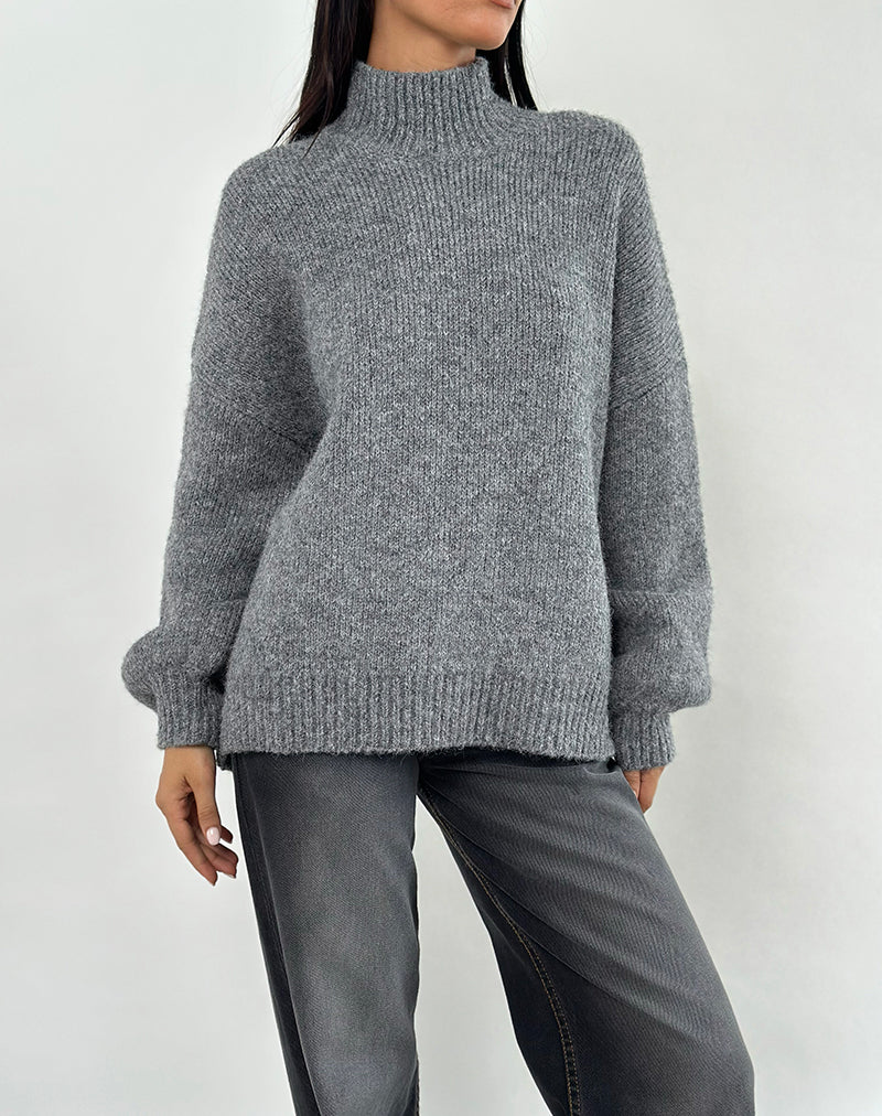 Immagine di Amato, maglione oversize grigio