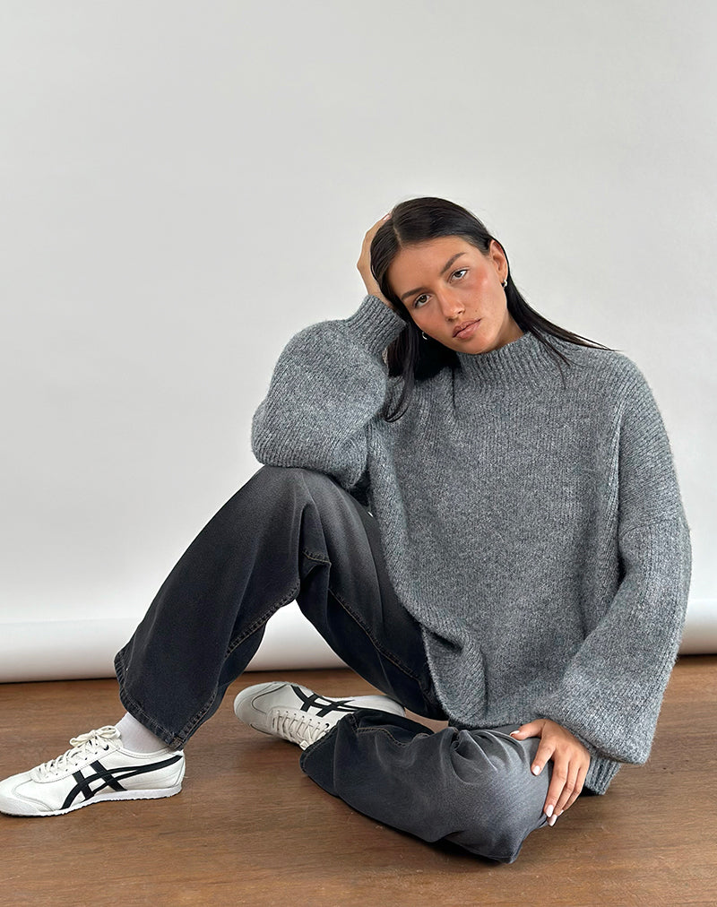 Immagine di Amato, maglione oversize grigio