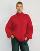 Immagine di Amato - Maglia oversize in rosso