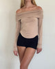 Immagine di Amilyn Bardot Top in Pietra Slinky