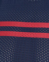 Airtex Navy con striscia rossa