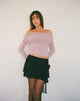 Immagine di Andi Long Sleeve Bardot Top in Slinky Mauve