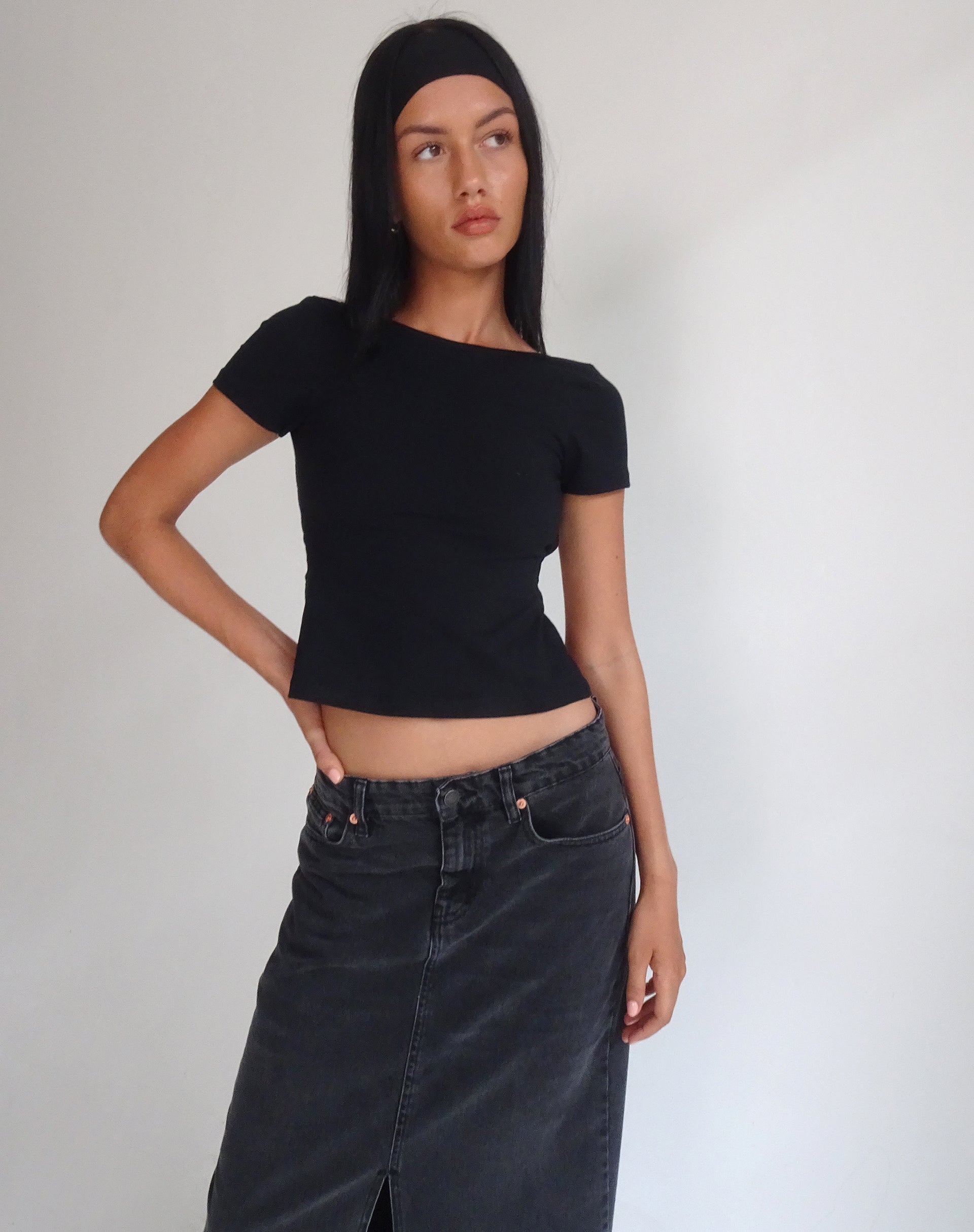 Immagine di Anita Open Back Top in nero