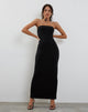 Immagine di Annalise, maxi abito a fascia in nero