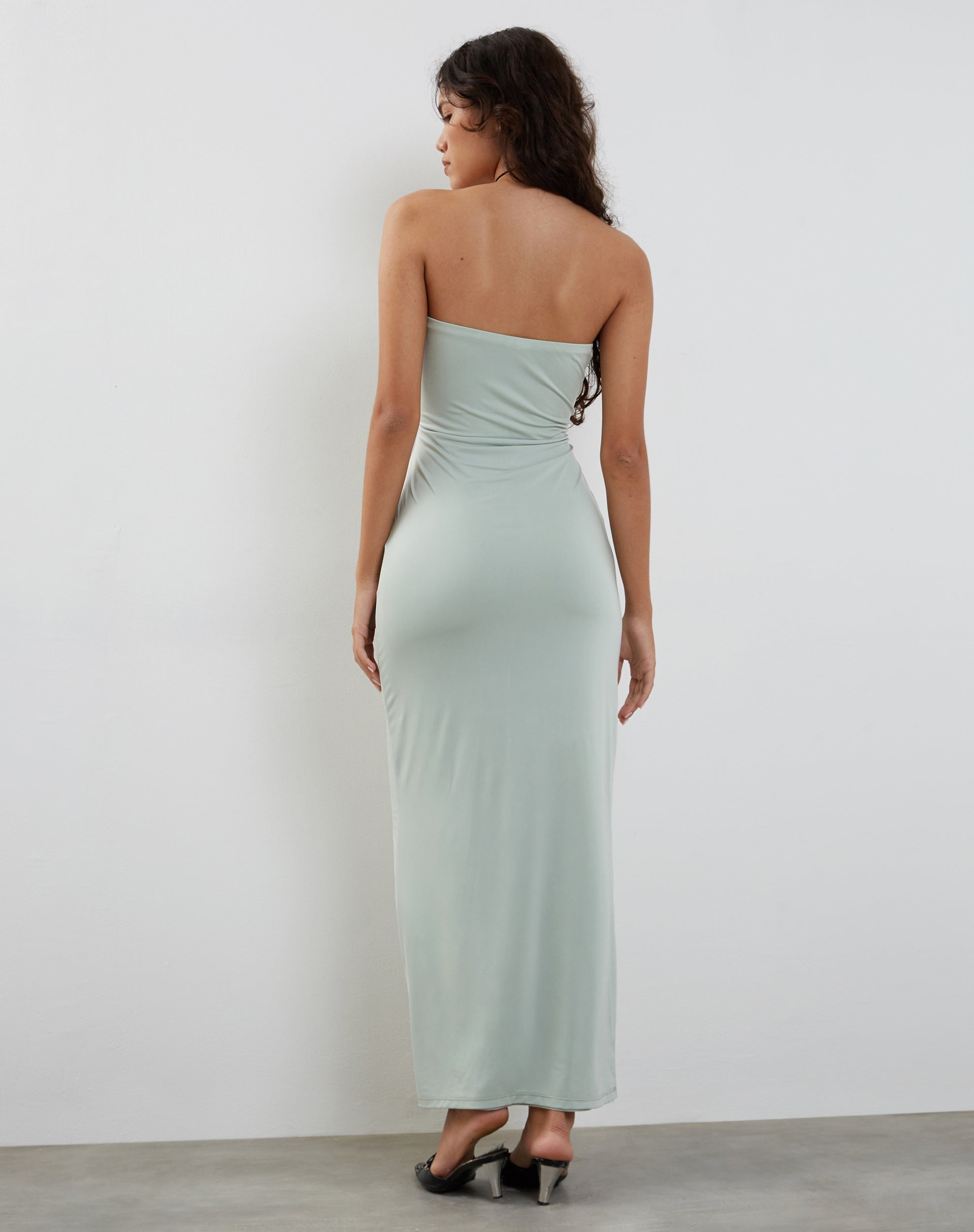 Immagine di Annalise, maxi abito a fascia in menta