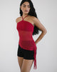 Immagine del top Arabella con scollo a mezzaluna in rete Cherry