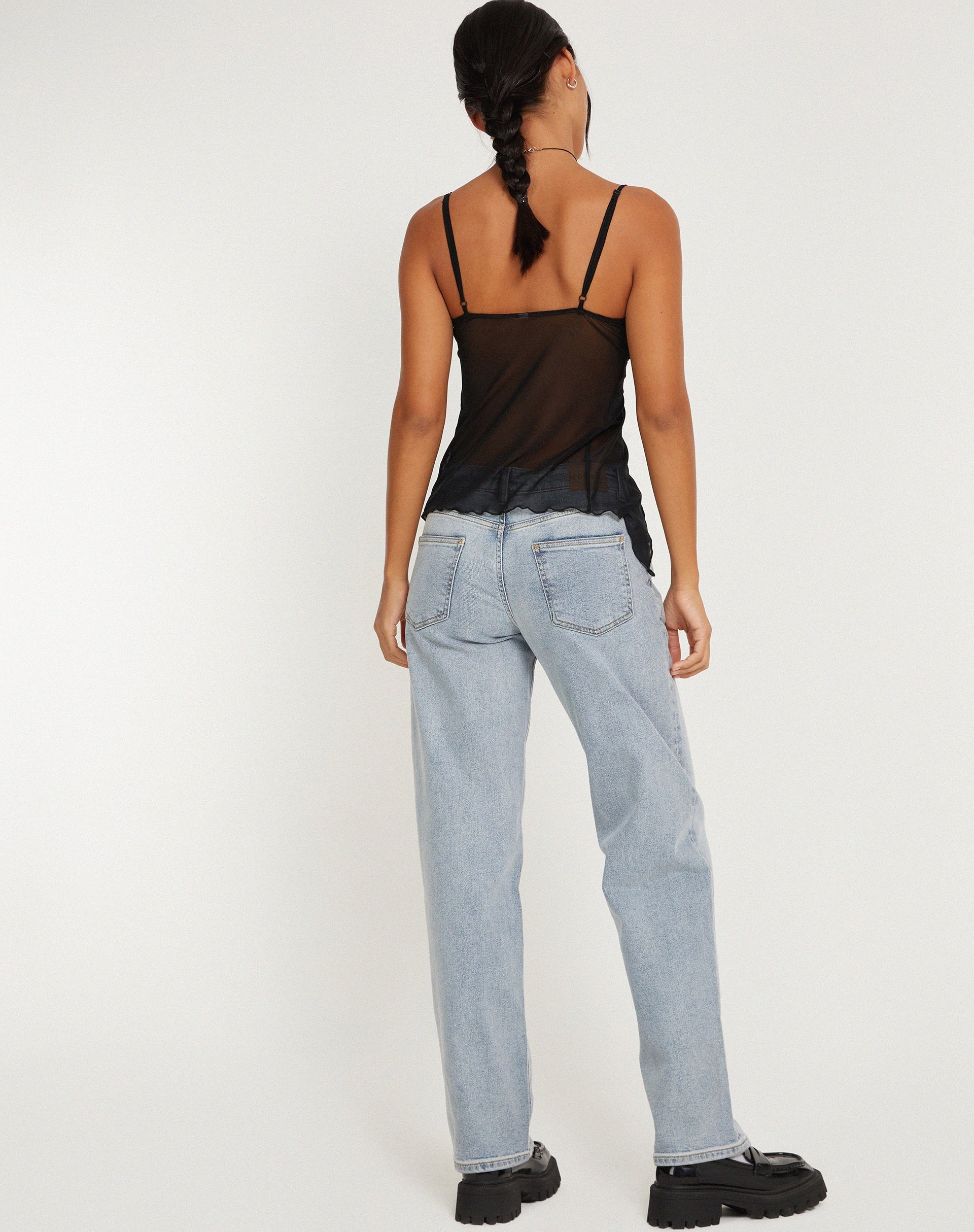 immagine di Ariela Butterfly Top in nero