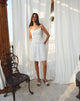 Immagine di Aristia Gonna midi in Broderie intrecciato Bianco