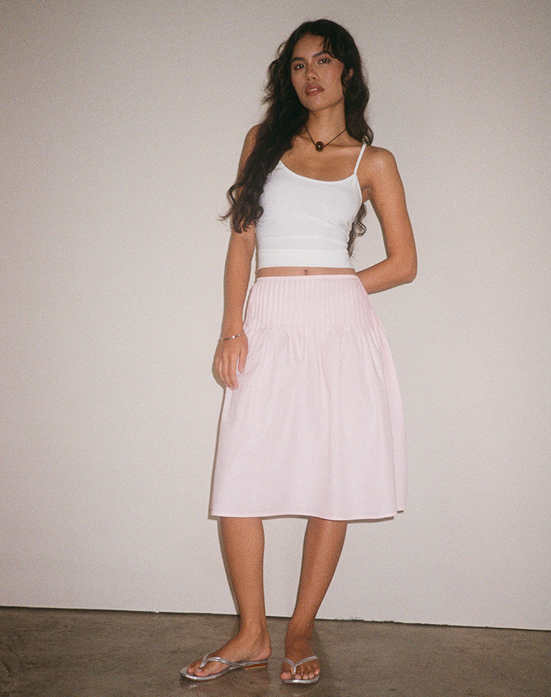 Immagine di Asada Midi Skirt in rosa chiaro
