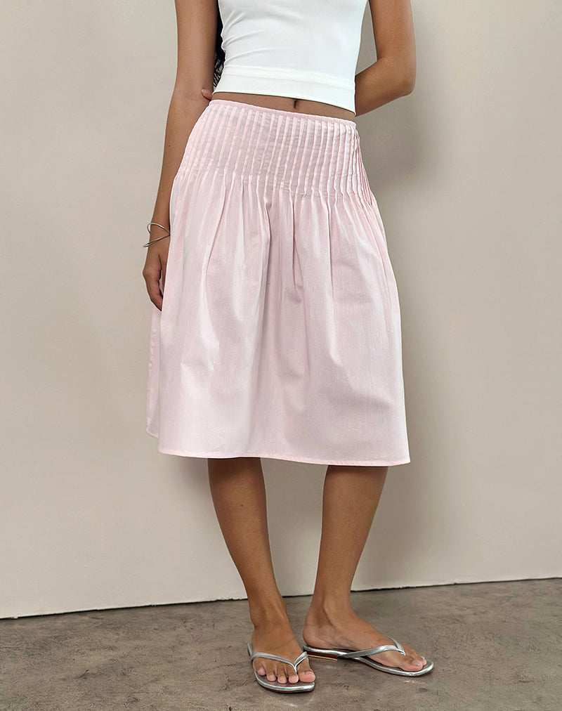 Immagine di Asada Midi Skirt in rosa chiaro