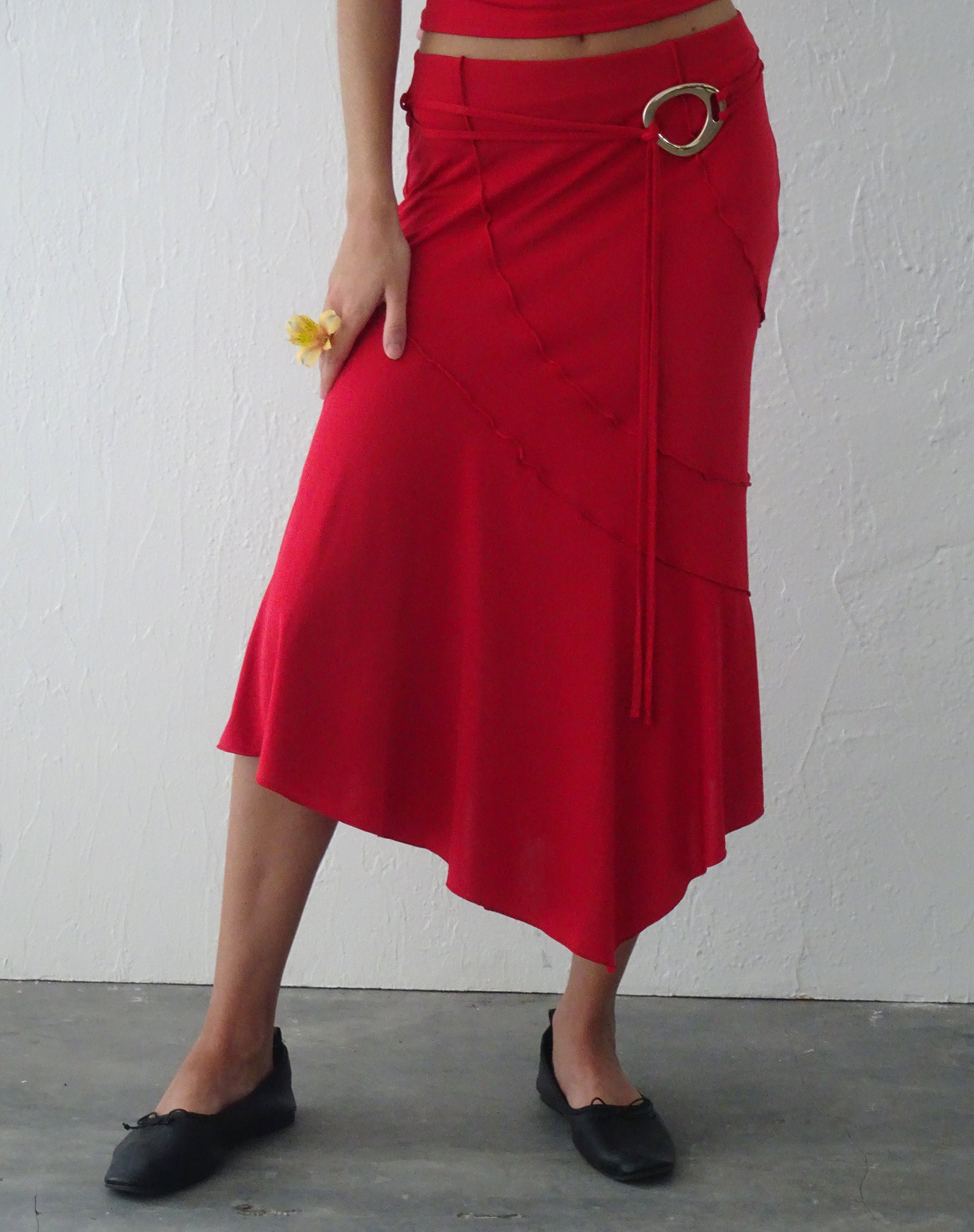 Immagine di Kimiko Midi Skirt in rosso