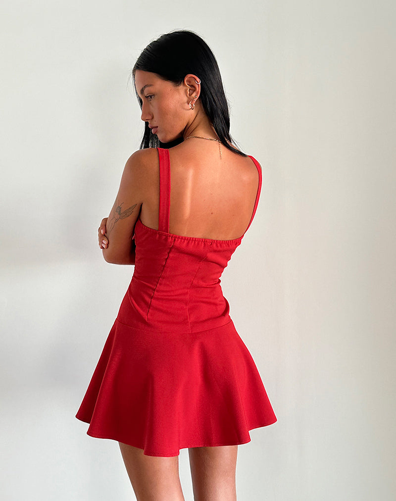 Immagine di Audra Mini Dress in rosso