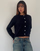 Immagine di Audrina Cardigan in morbida maglia nera