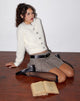 Immagine di Audrina Cardigan in maglia morbida Avorio