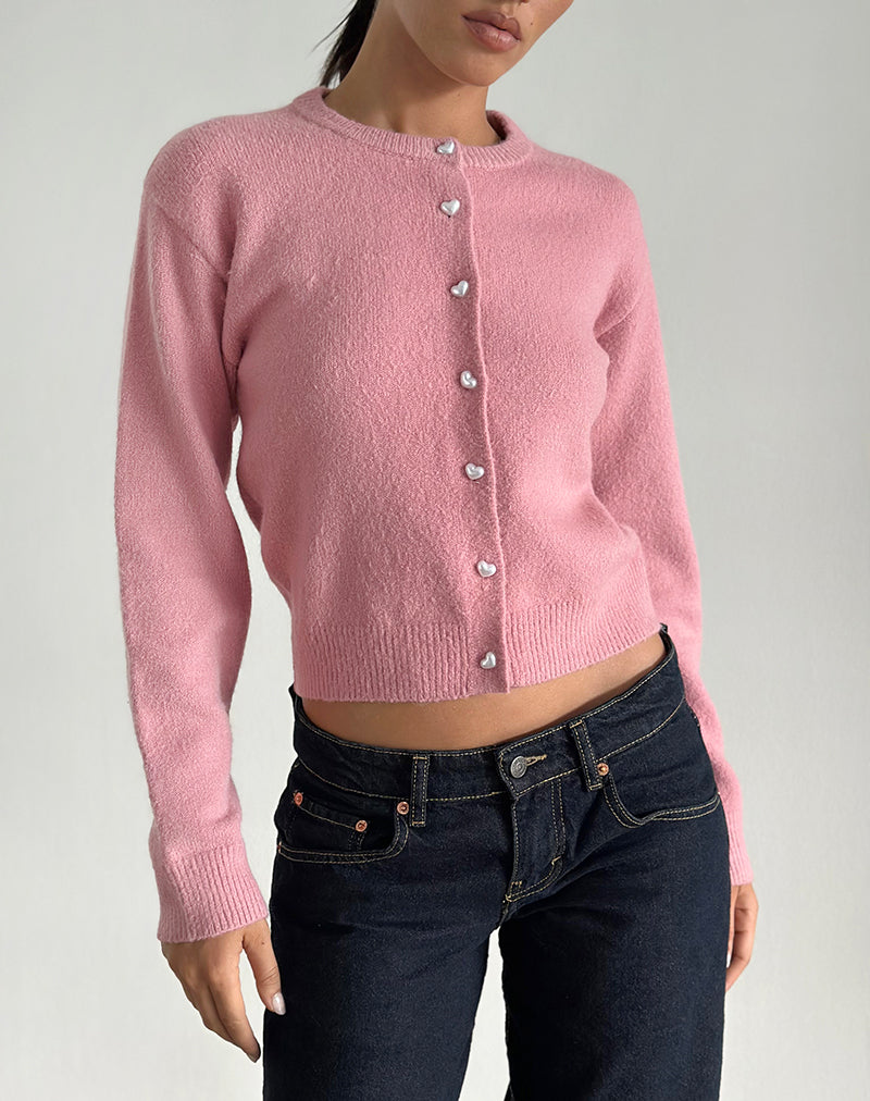 Immagine di Aura Cardigan in Dusty Pink
