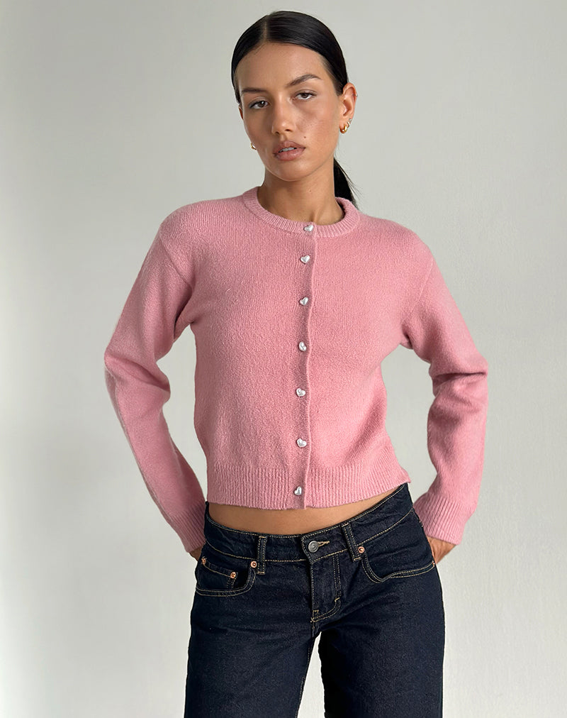 Immagine di Aura Cardigan in Dusty Pink