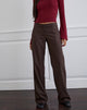 Immagine di Ganta Slim Trouser a righe marrone cioccolato