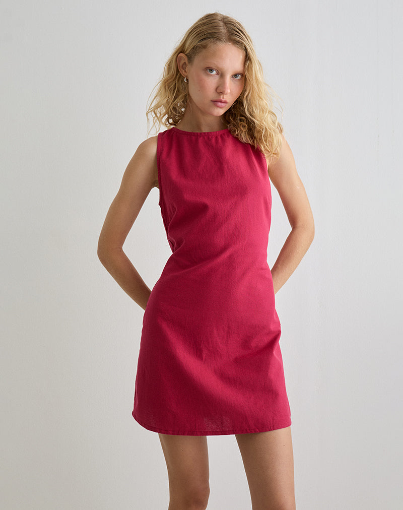 Mini abito Ayana in rosso Adrenalina
