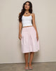 Immagine di Asada Midi Skirt in rosa chiaro