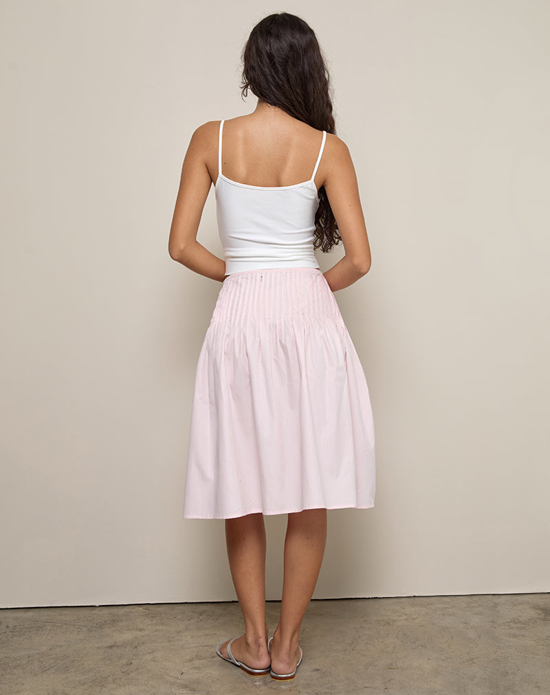 Immagine di Asada Midi Skirt in rosa chiaro