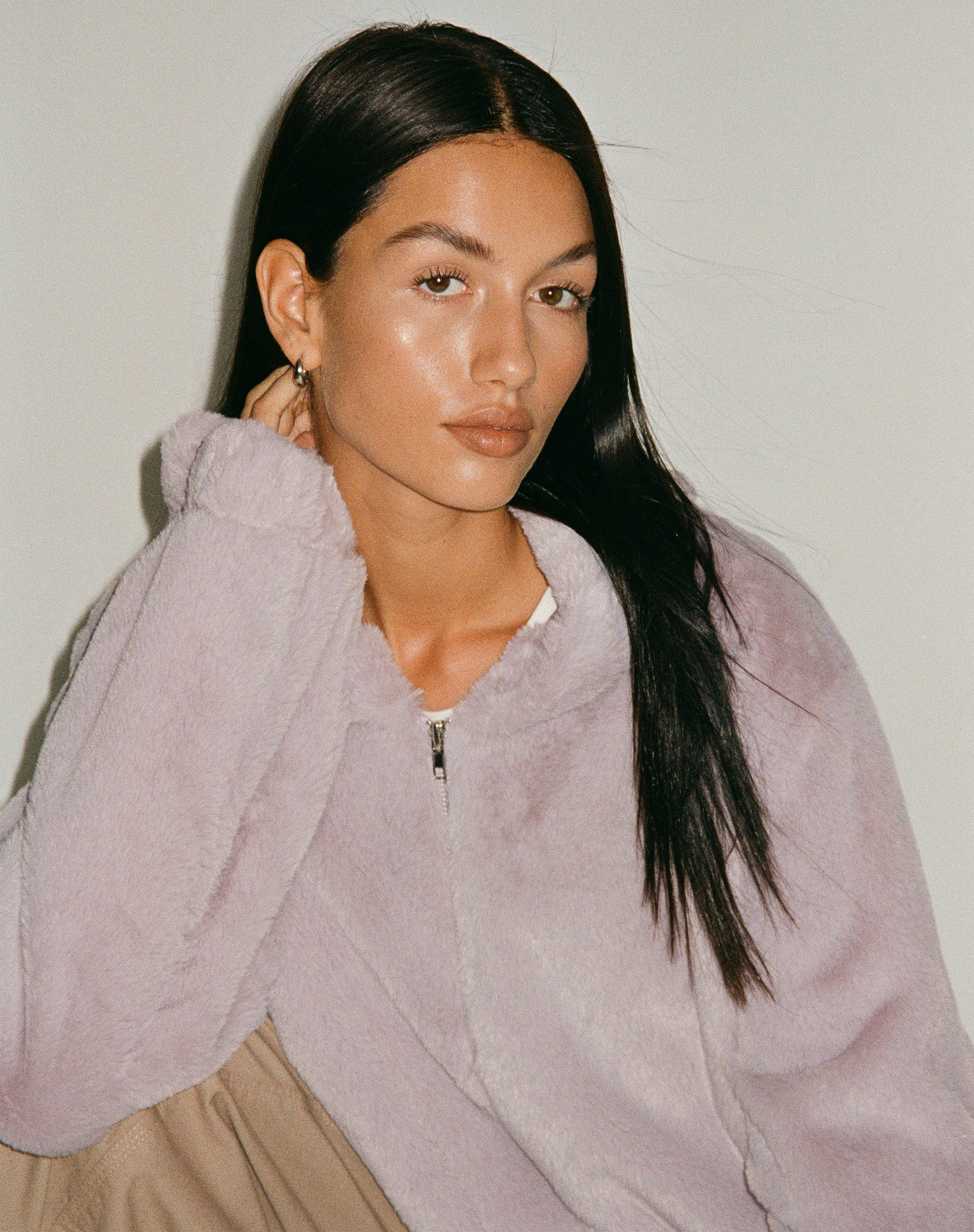 Immagine di Banowa Zip Up Jacket in Lilac