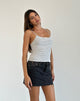 Immagine di Barlyn Cami Top a righe grigio bianco