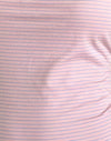 Striscia rosa e blu